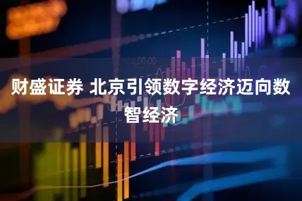 财盛证券 北京引领数字经济迈向数智经济