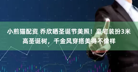小煎猫配资 乔欣晒圣诞节美照！豪宅装扮3米高圣诞树，千金风穿搭美得不像样
